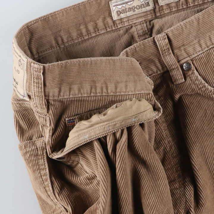 Patagonia 55920FA19 Corduroy Pants, Men's, Size 34 (approx.) cotton Beige type Vintage Second Hand