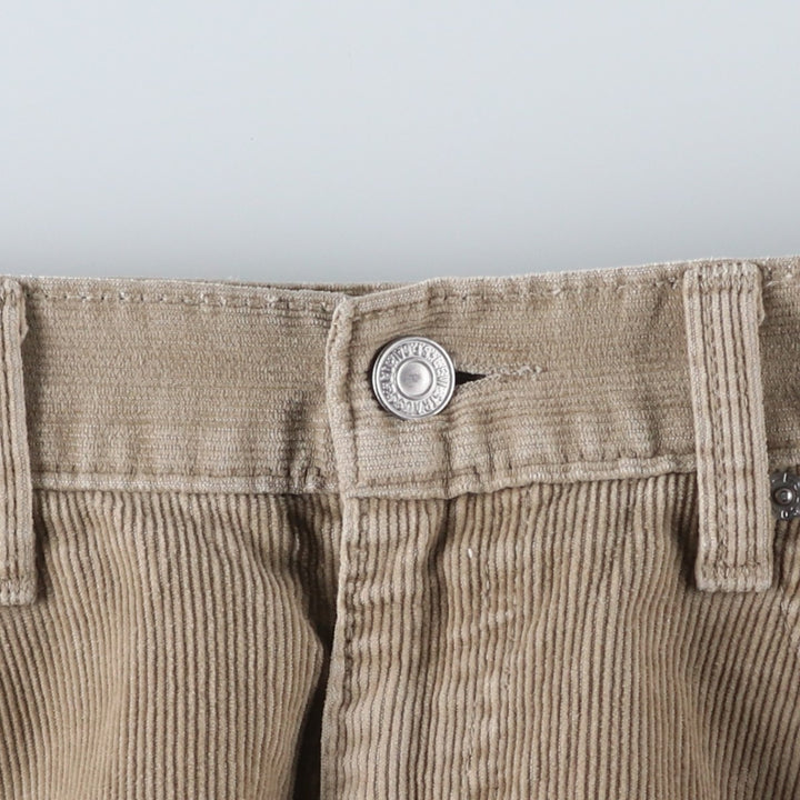2000'S Levi's 505 Regular Fit Straight Leg Corduroy Pants, Men's, Size W30 cotton Beige type Vintage Second Hand