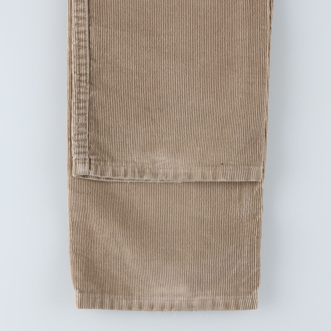 2000'S Levi's 505 Regular Fit Straight Leg Corduroy Pants, Men's, Size W30 cotton Beige type Vintage Second Hand