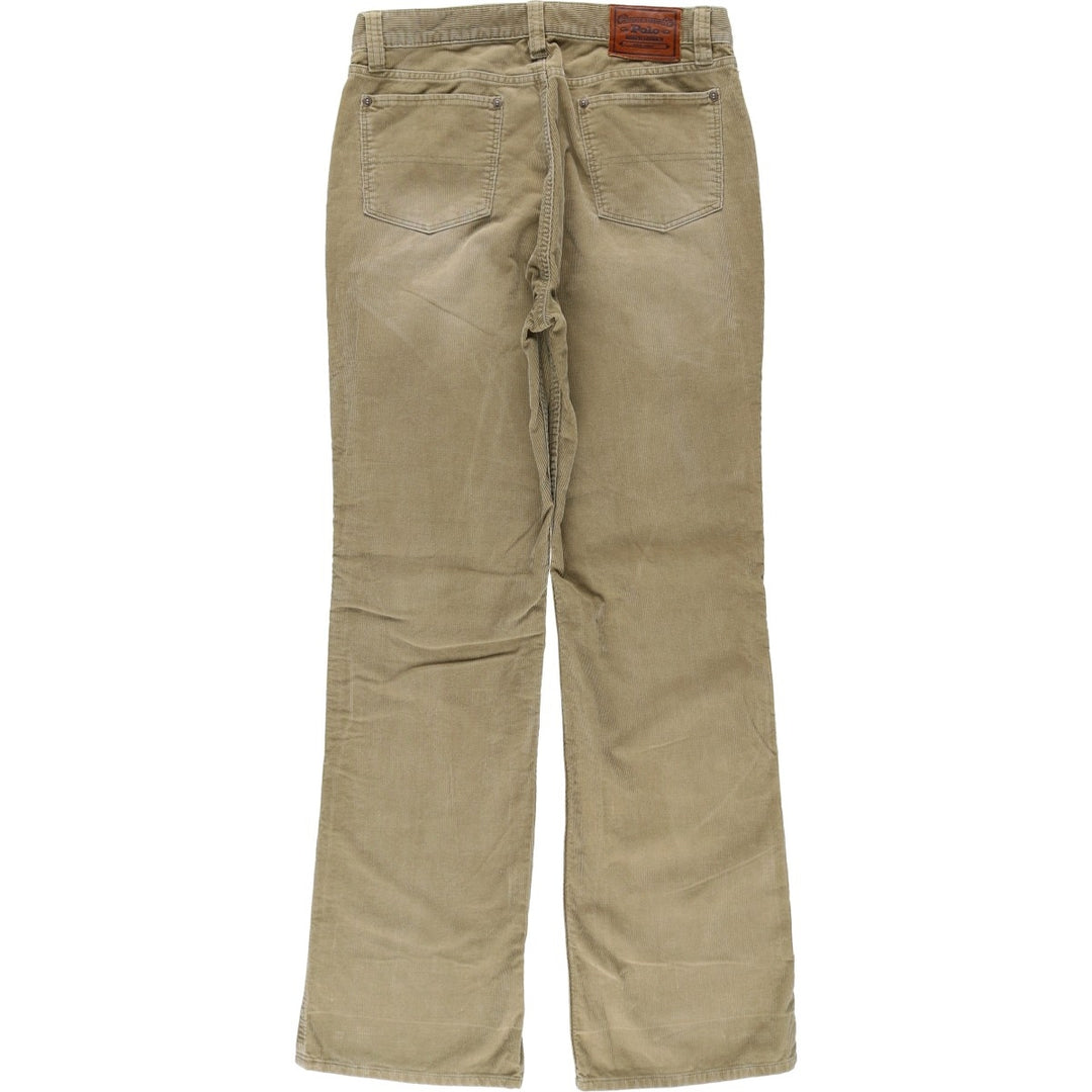 Ralph Lauren POLO by Ralph Lauren Corduroy Pants Men's W31 cotton Khaki type beige Vintage Second Hand