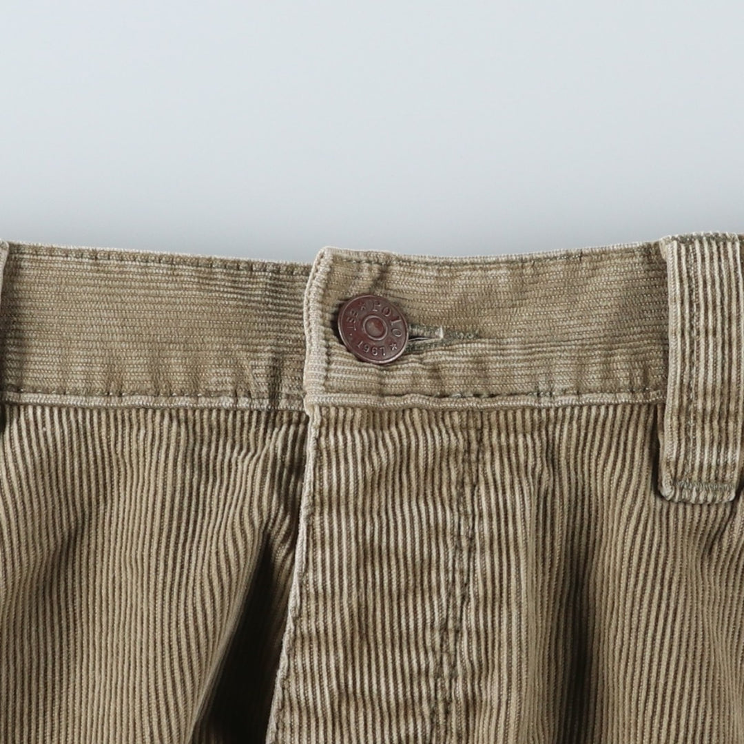 Ralph Lauren POLO by Ralph Lauren Corduroy Pants Men's W31 cotton Khaki type beige Vintage Second Hand