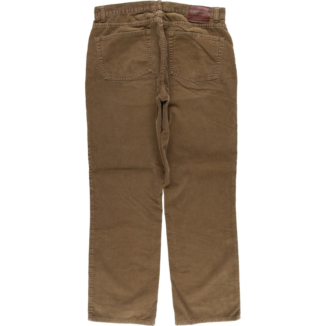 Ralph Lauren POLO by Ralph Lauren Corduroy Pants Men's W34 cotton Khaki type brown Vintage Second Hand
