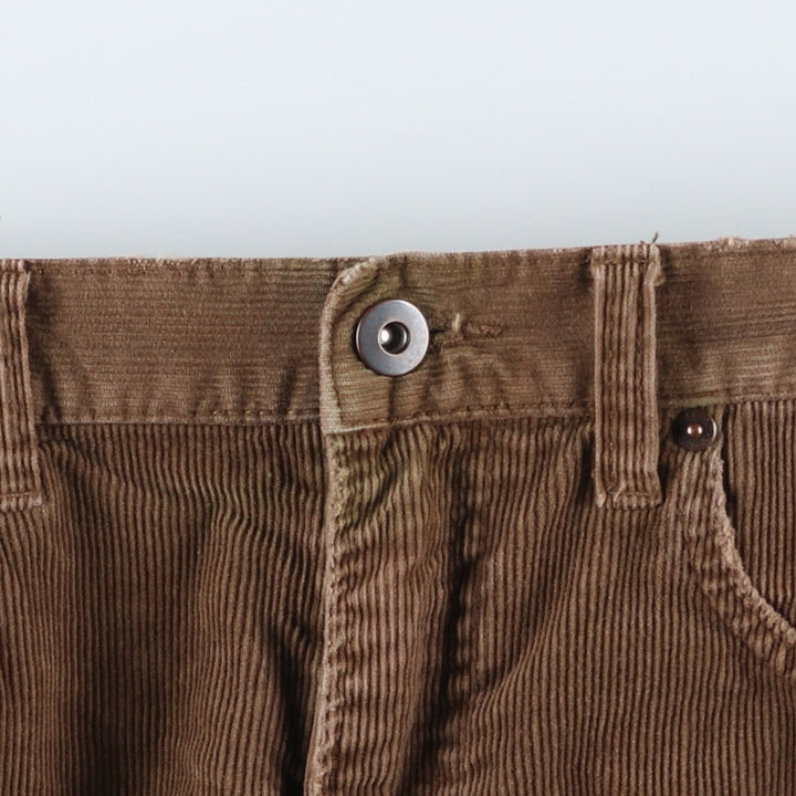 Ralph Lauren POLO by Ralph Lauren Corduroy Pants Men's W34 cotton Khaki type brown Vintage Second Hand