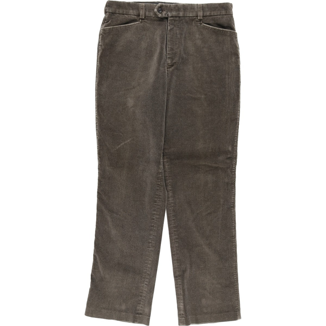 90'S J.Crew corduroy pants, men's size W32, vintage cotton Khaki type Vintage Second Hand