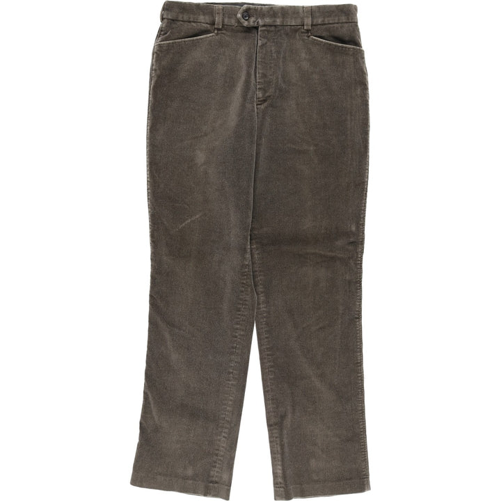90'S J.Crew corduroy pants, men's size W32, vintage cotton Khaki type Vintage Second Hand