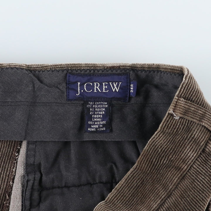 90'S J.Crew corduroy pants, men's size W32, vintage cotton Khaki type Vintage Second Hand