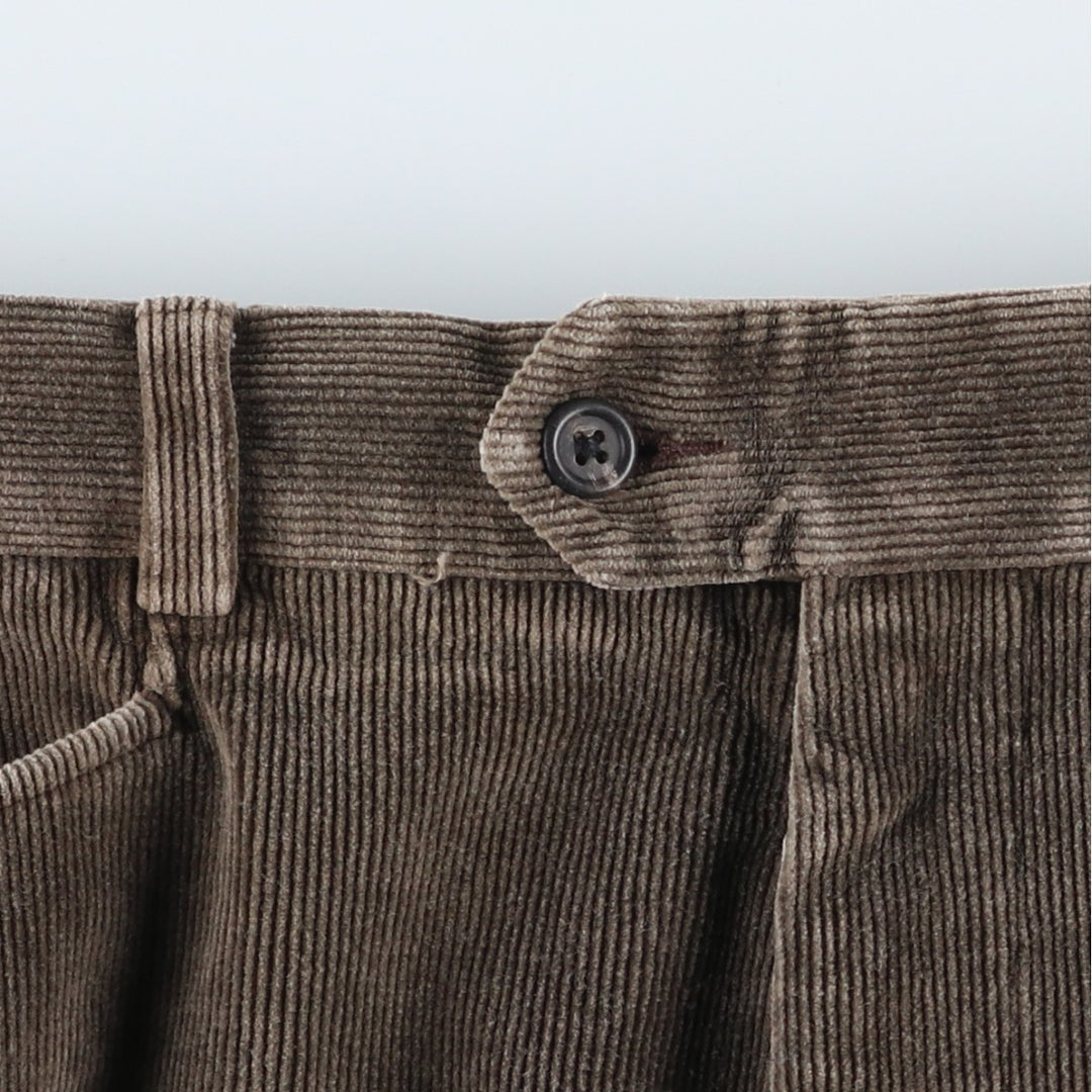 90'S J.Crew corduroy pants, men's size W32, vintage cotton Khaki type Vintage Second Hand