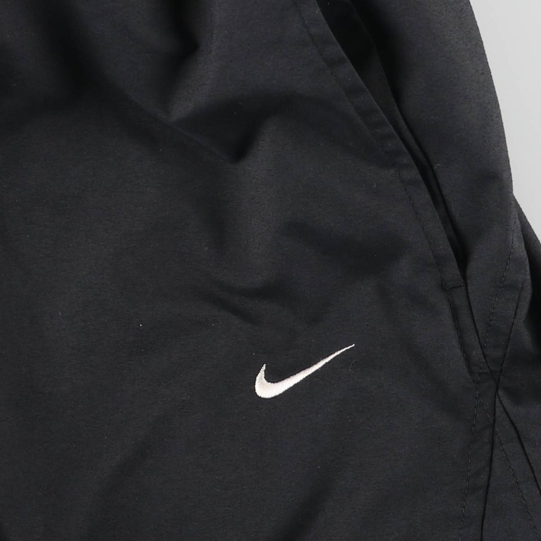 00'S Nike Warm-up Pants, Nylon Pants, Rustling Pants, Men's M Size polyester black type Vintage Second Hand