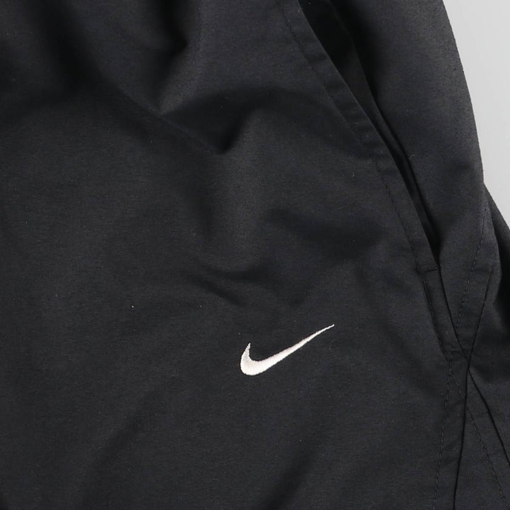 00'S Nike Warm-up Pants, Nylon Pants, Rustling Pants, Men's M Size polyester black type Vintage Second Hand