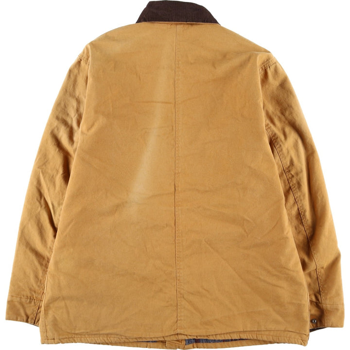 Vintage 70s-80'S Carter's Duck Coverall, Made in USA, Men's XL cotton ocher yellow type Vintage Second Hand