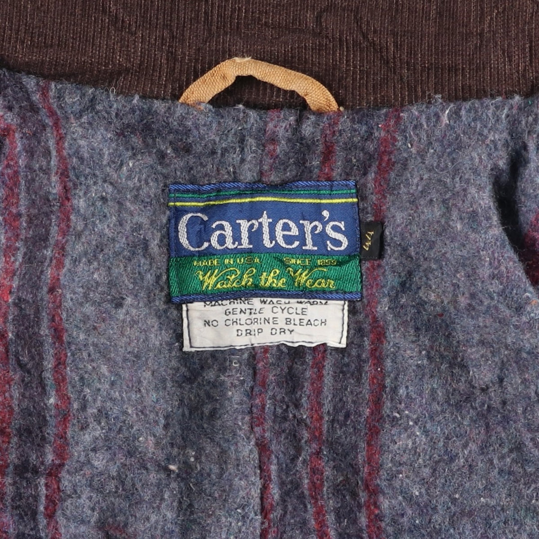 Vintage 70s-80'S Carter's Duck Coverall, Made in USA, Men's XL cotton ocher yellow type Vintage Second Hand