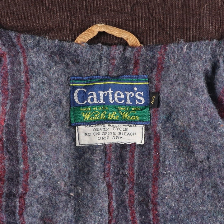 Vintage 70s-80'S Carter's Duck Coverall, Made in USA, Men's XL cotton ocher yellow type Vintage Second Hand