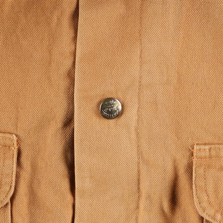Vintage 70s-80'S Carter's Duck Coverall, Made in USA, Men's XL cotton ocher yellow type Vintage Second Hand