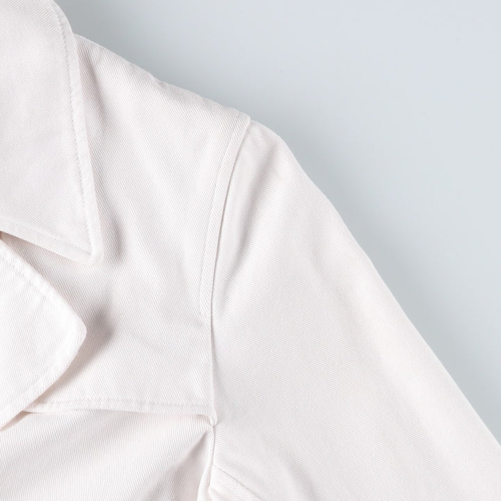 2000'S Ralph Lauren Polo Jeans Company denim coat, women's size XL cotton white type Vintage Second Hand