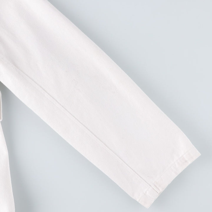 2000'S Ralph Lauren Polo Jeans Company denim coat, women's size XL cotton white type Vintage Second Hand