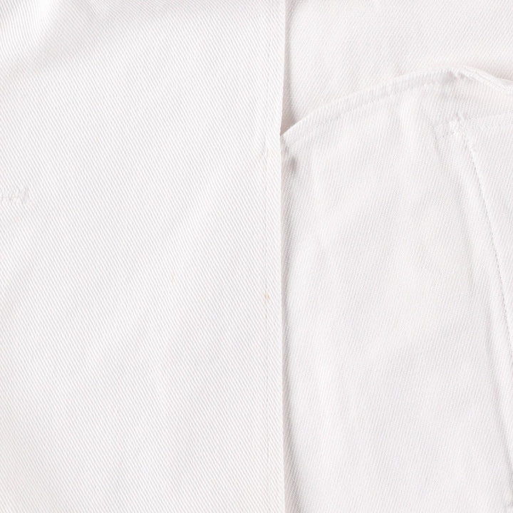 2000'S Ralph Lauren Polo Jeans Company denim coat, women's size XL cotton white type Vintage Second Hand