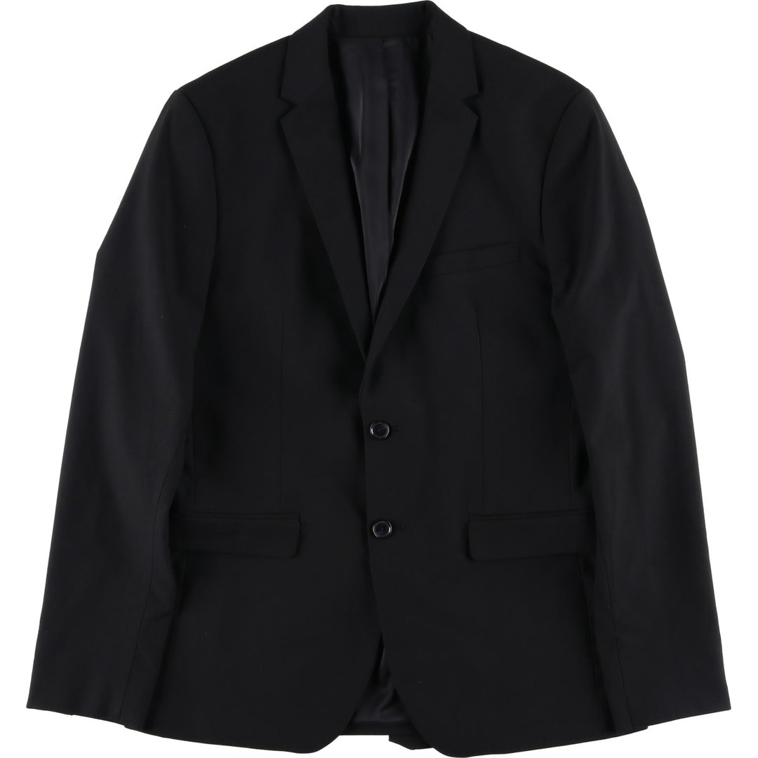 Calvin Klein tailored jacket, men's size S polyester black type Vintage Second Hand