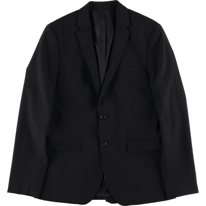 Calvin Klein tailored jacket, men's size S polyester black type Vintage Second Hand