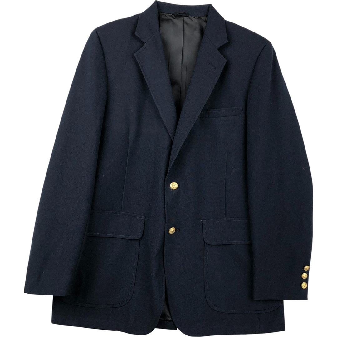 LTD Navy Blazer, Tailored Jacket, Made in USA, Men's Size Medium unclear navy blue type Vintage Second Hand