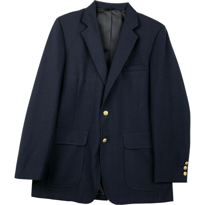 LTD Navy Blazer, Tailored Jacket, Made in USA, Men's Size Medium unclear navy blue type Vintage Second Hand