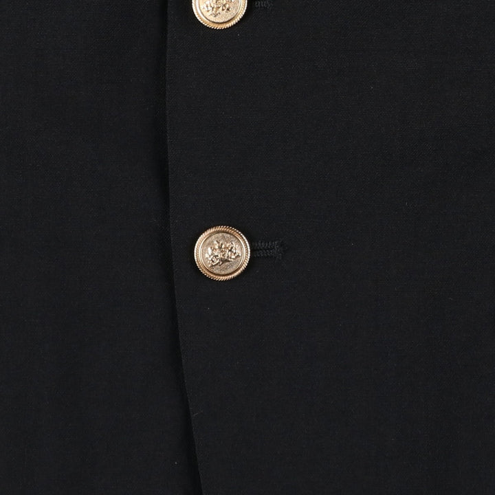 Stafford STAFFORD blazer, tailored jacket, made in USA, men's size M wool black type Vintage Second Hand
