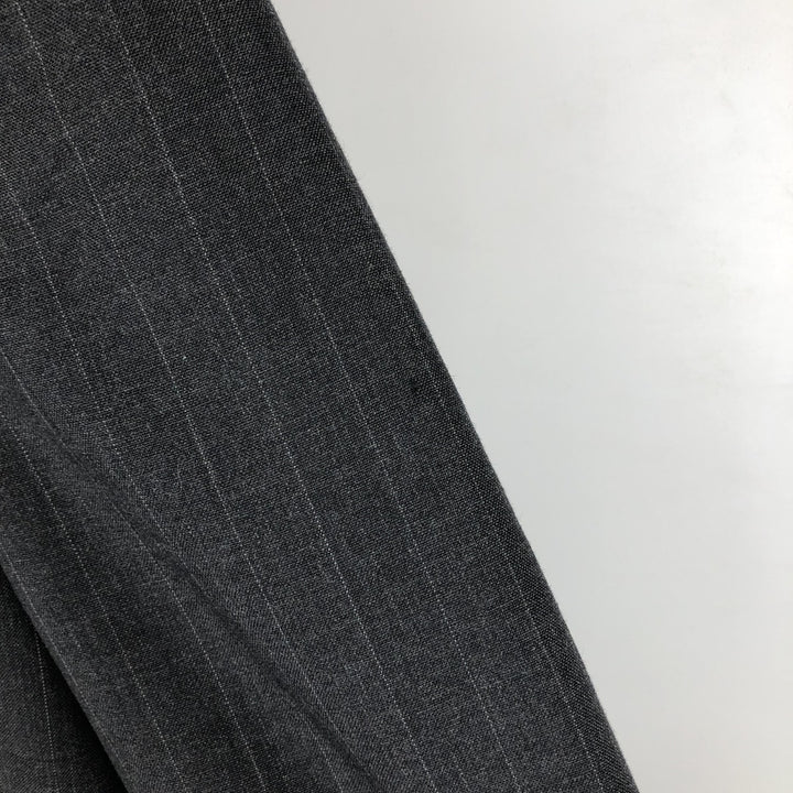 Vintage 80s-90'S Brooks Brothers Striped Pattern Blazer, Tailored Jacket, Made in USA, Men's Size L unclear Charcoal Vintage Second Hand