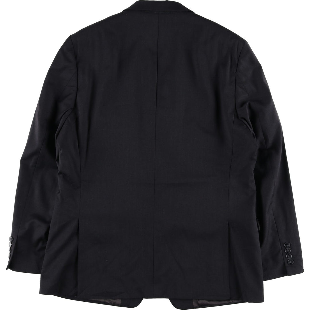 Calvin Klein wool tailored jacket, men's size L wool Charcoal Vintage Second Hand