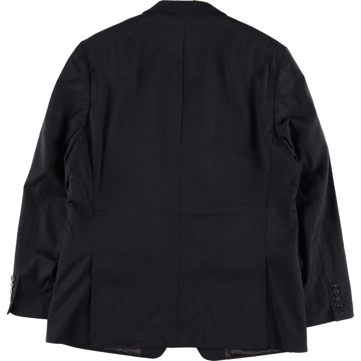 Calvin Klein wool tailored jacket, men's size L wool Charcoal Vintage Second Hand