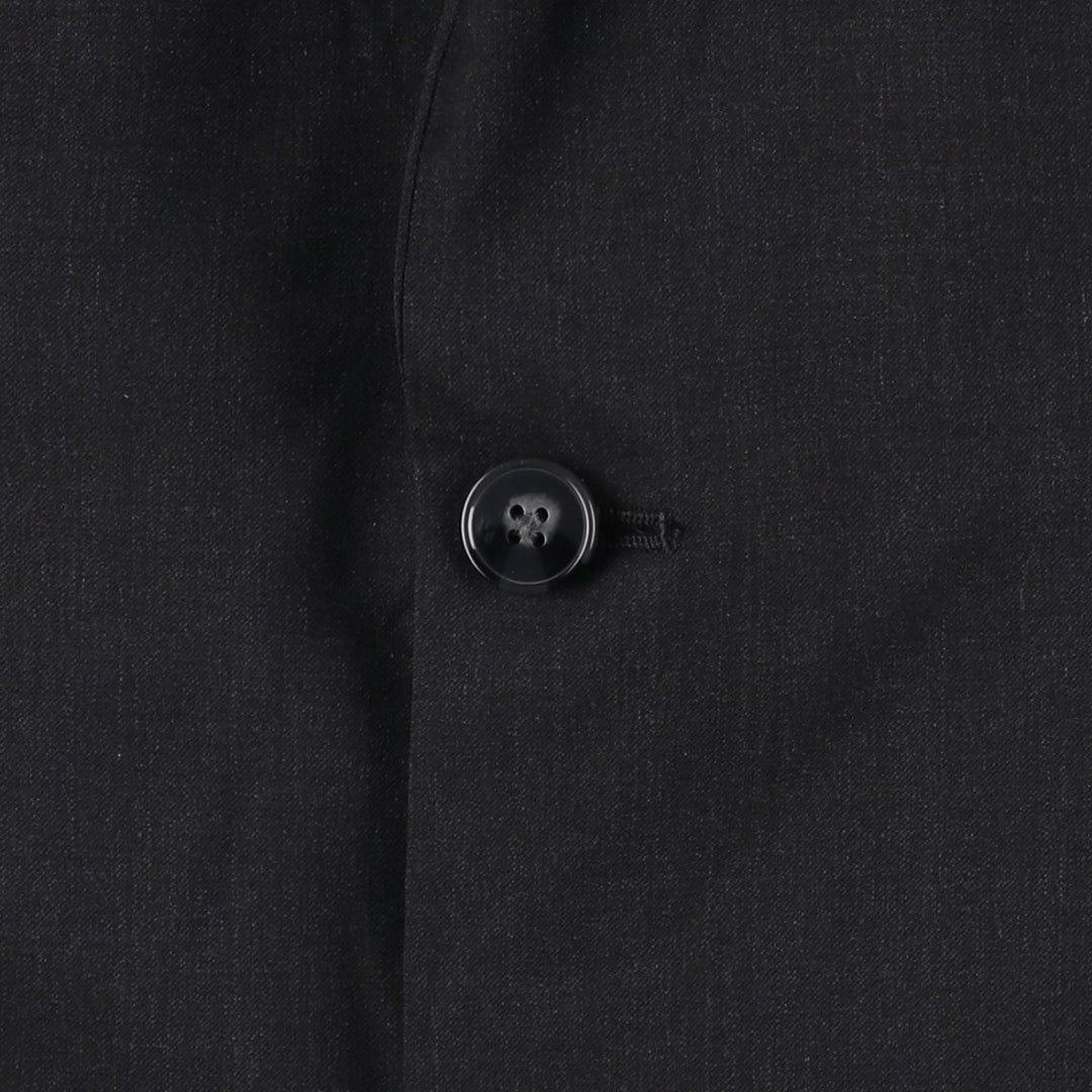 Calvin Klein wool tailored jacket, men's size L wool Charcoal Vintage Second Hand