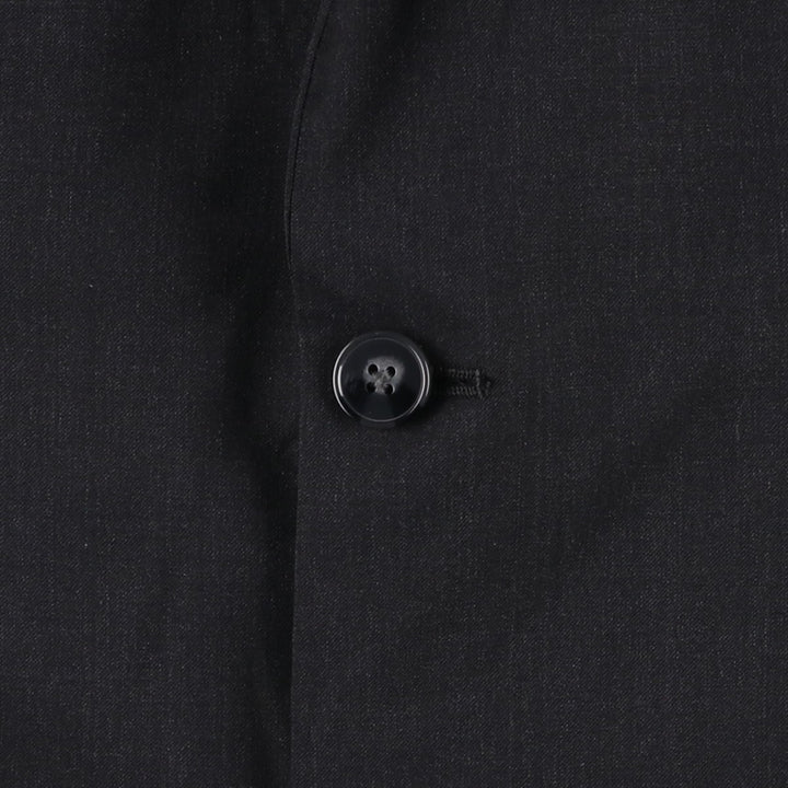 Calvin Klein wool tailored jacket, men's size L wool Charcoal Vintage Second Hand