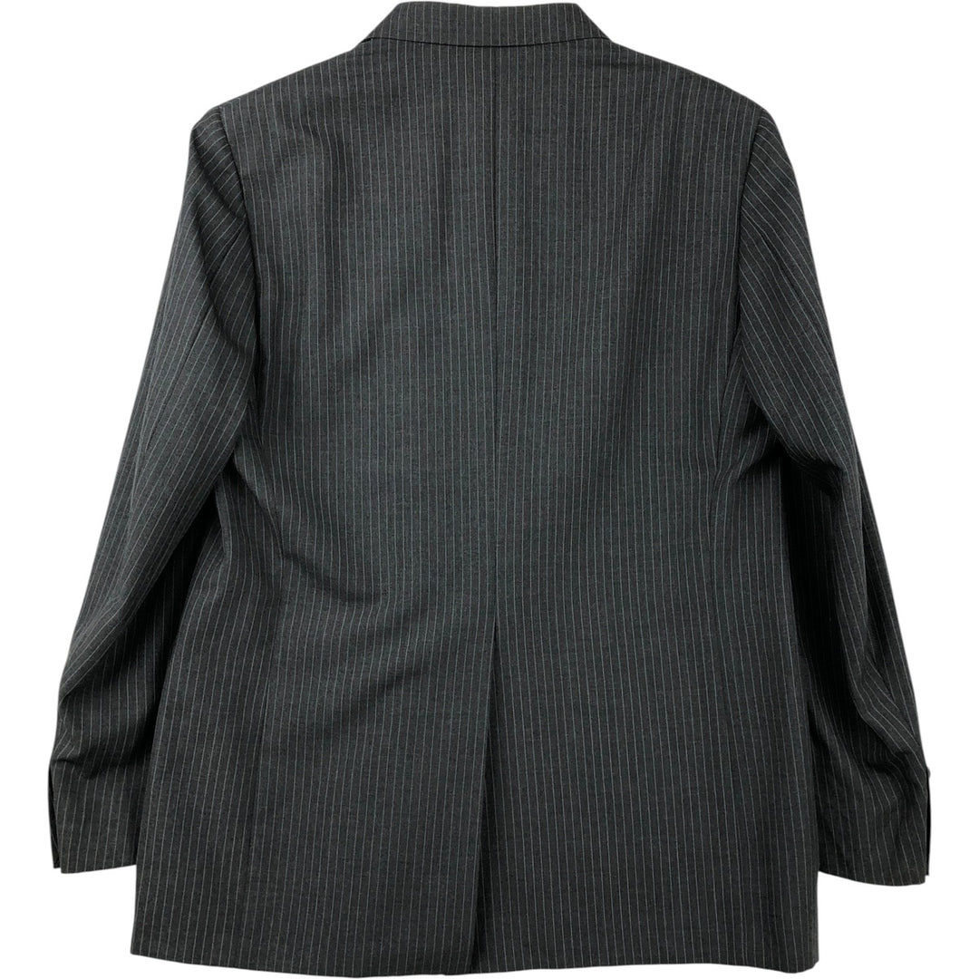 John Weitz Striped Pattern Blazer, Tailored Jacket, Made in USA, Men's Size Medium unclear gray type Vintage Second Hand