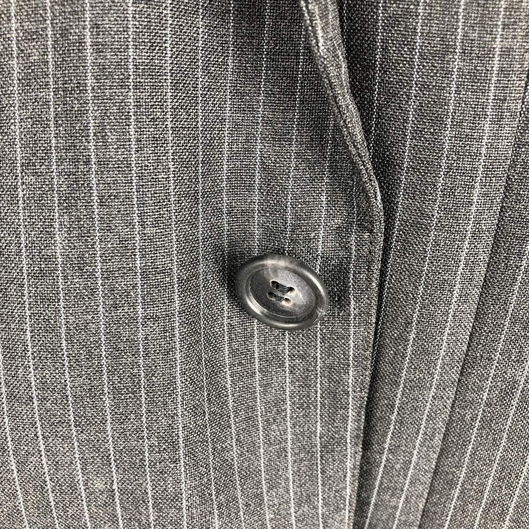 John Weitz Striped Pattern Blazer, Tailored Jacket, Made in USA, Men's Size Medium unclear gray type Vintage Second Hand