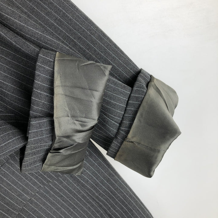 John Weitz Striped Pattern Blazer, Tailored Jacket, Made in USA, Men's Size Medium unclear gray type Vintage Second Hand