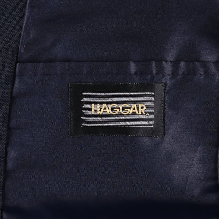 Haggar Navy Blazer, Tailored Jacket, Made in USA, Men's Size Medium unclear navy blue type Vintage Second Hand