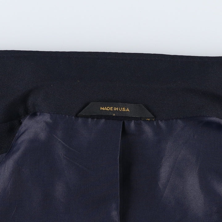 Haggar Navy Blazer, Tailored Jacket, Made in USA, Men's Size Medium unclear navy blue type Vintage Second Hand