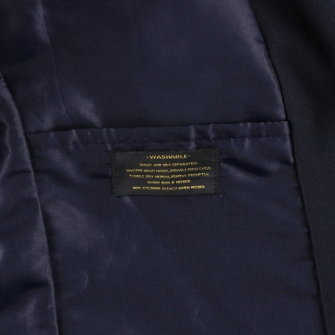 Haggar Navy Blazer, Tailored Jacket, Made in USA, Men's Size Medium unclear navy blue type Vintage Second Hand