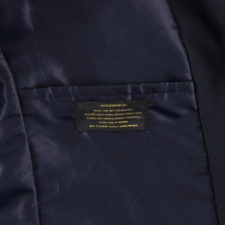 Haggar Navy Blazer, Tailored Jacket, Made in USA, Men's Size Medium unclear navy blue type Vintage Second Hand