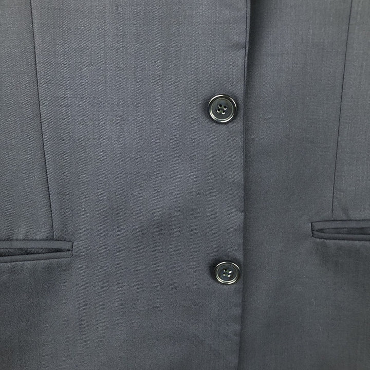 LUIGI BACCI wool tailored jacket, made in Italy, men's size M wool navy blue type Vintage Second Hand