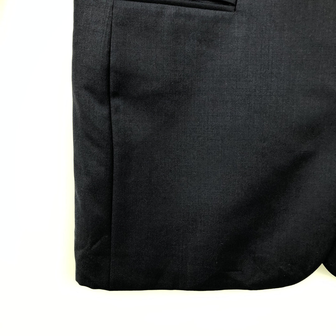 LUIGI BACCI wool tailored jacket, made in Italy, men's size M wool navy blue type Vintage Second Hand