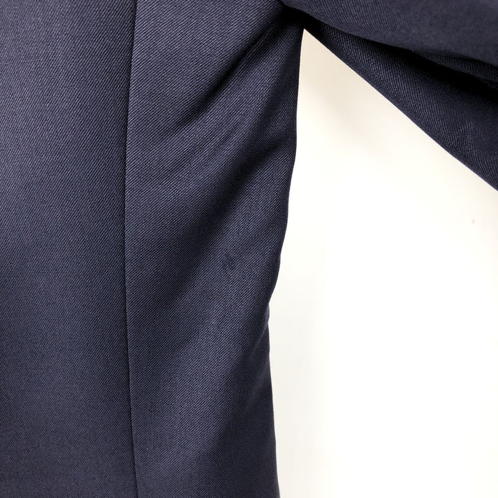 LUIGI BACCI wool tailored jacket, made in Italy, men's size M wool navy blue type Vintage Second Hand