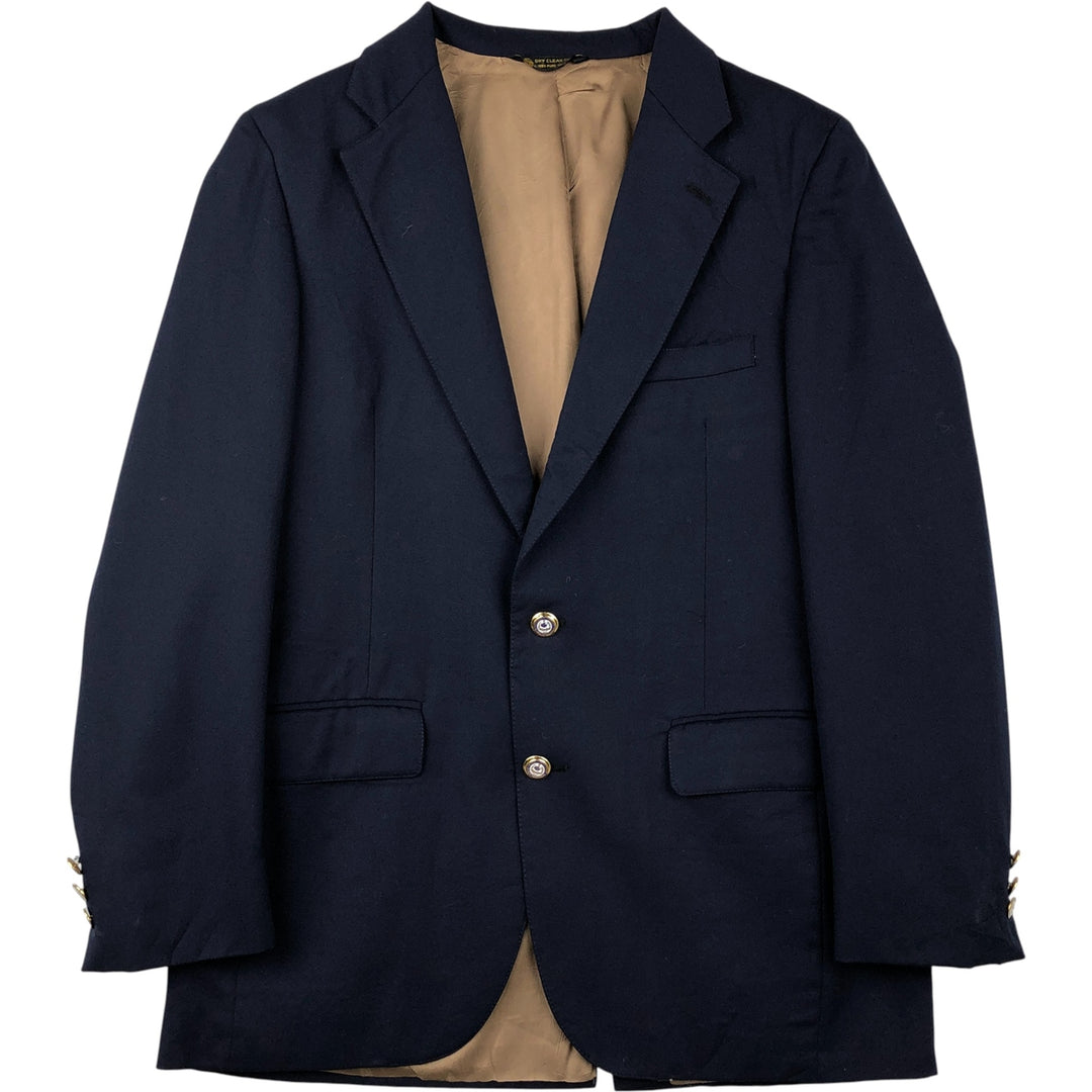 Charter Club CHARTER CLUB CLUB ROOM Navy Blazer Tailored Jacket Men's Size M wool navy blue type Vintage Second Hand