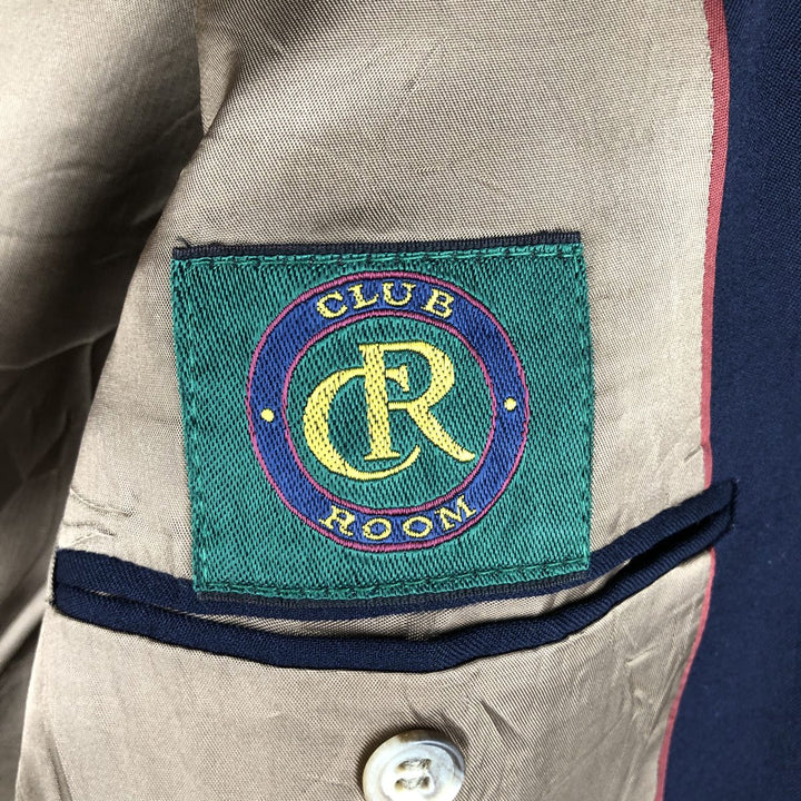 Charter Club CHARTER CLUB CLUB ROOM Navy Blazer Tailored Jacket Men's Size M wool navy blue type Vintage Second Hand