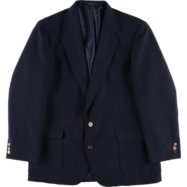 Haggar Navy Blazer, Tailored Jacket, Made in USA, Men's Size L unclear navy blue type Vintage Second Hand