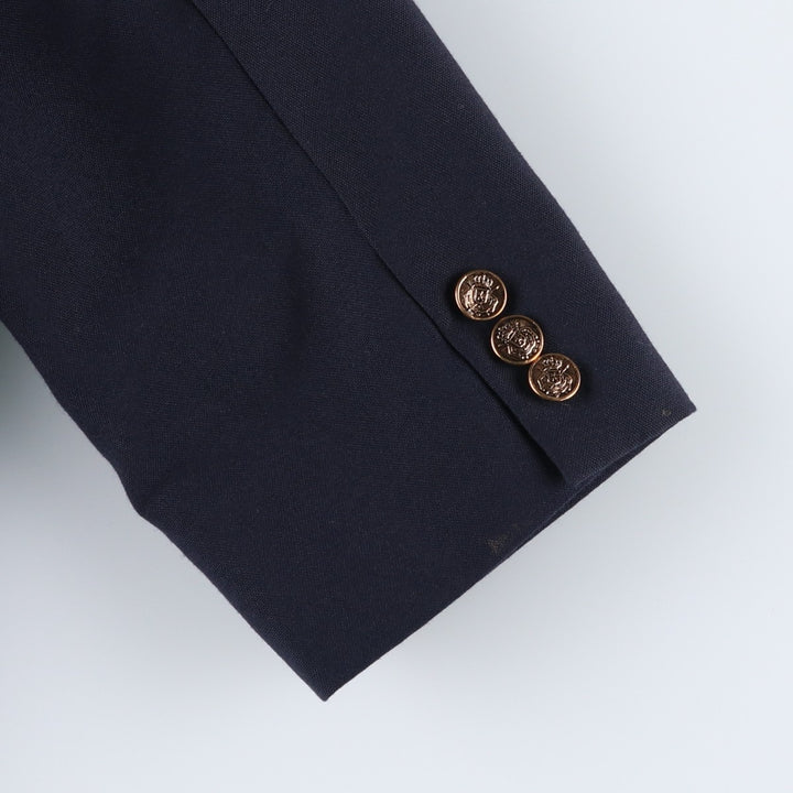 Haggar Navy Blazer, Tailored Jacket, Made in USA, Men's Size L unclear navy blue type Vintage Second Hand