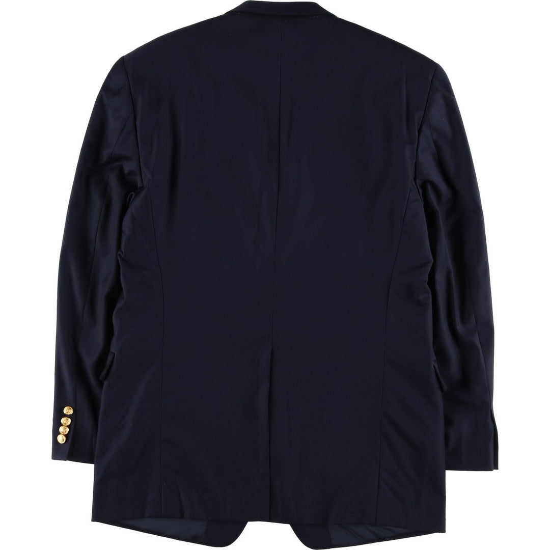 Ralph Lauren LAUREN Navy blazer, tailored jacket, men's size L wool navy blue type Vintage Second Hand