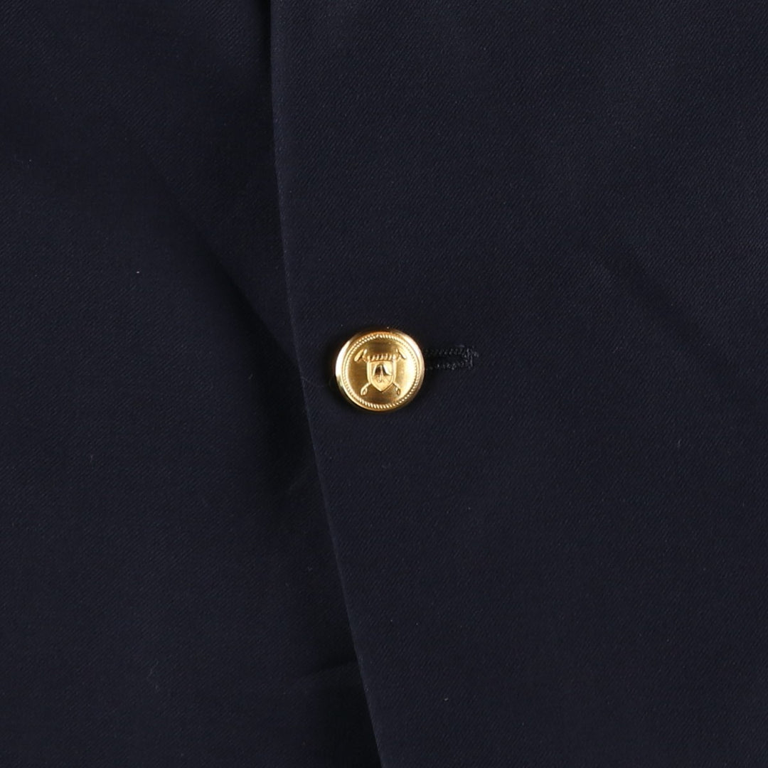Ralph Lauren LAUREN Navy blazer, tailored jacket, men's size L wool navy blue type Vintage Second Hand