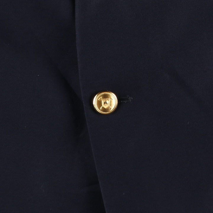 Ralph Lauren LAUREN Navy blazer, tailored jacket, men's size L wool navy blue type Vintage Second Hand