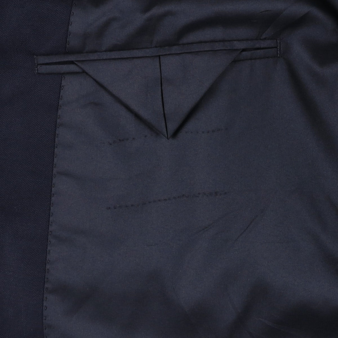 Ralph Lauren LAUREN Navy blazer, tailored jacket, men's size L wool navy blue type Vintage Second Hand
