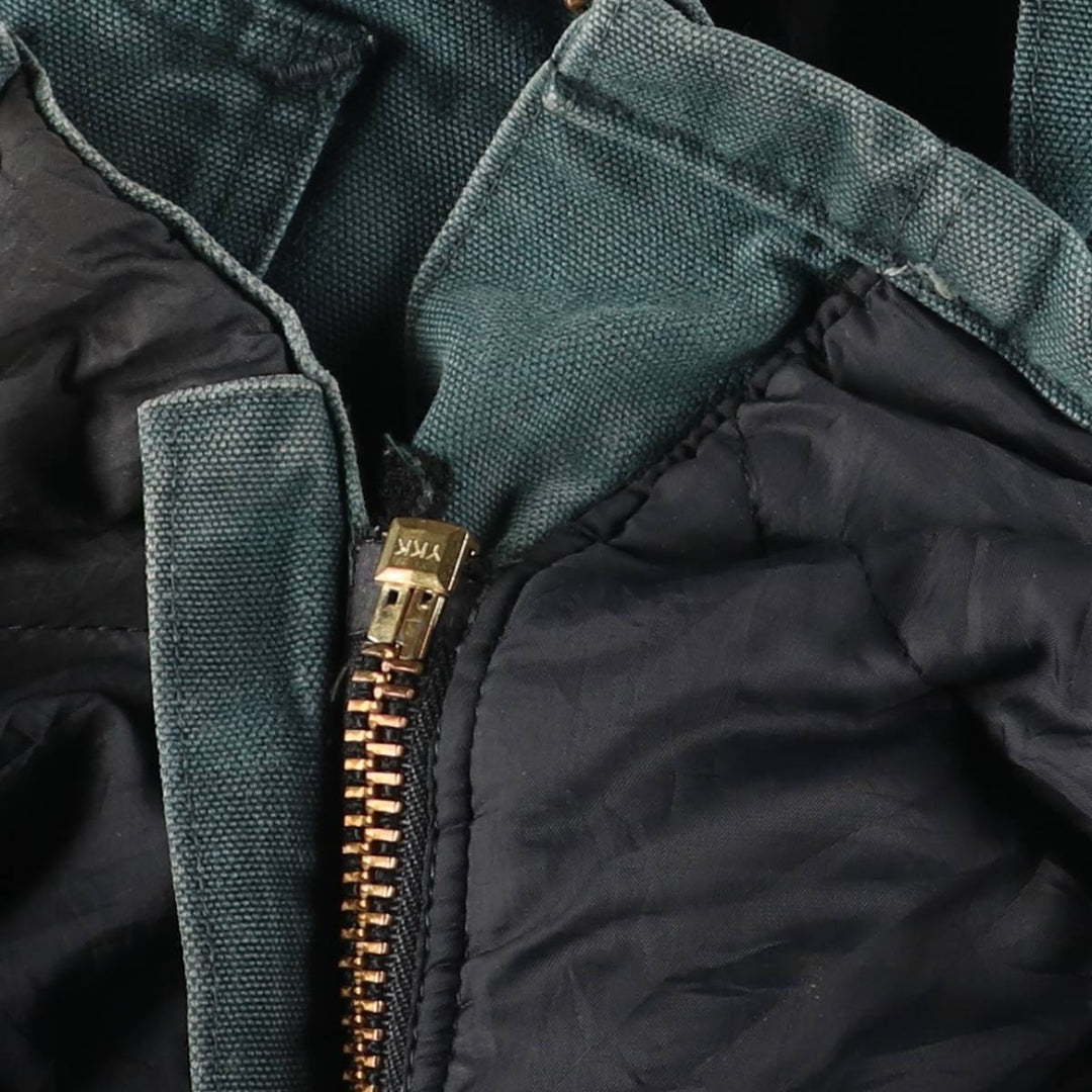 90'S Carhartt Traditional Padded Duck Work Jacket, Made in USA, Men's XXL, Vintage cotton turquoise blue Vintage Second Hand