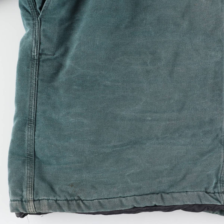 90'S Carhartt Traditional Padded Duck Work Jacket, Made in USA, Men's XXL, Vintage cotton turquoise blue Vintage Second Hand